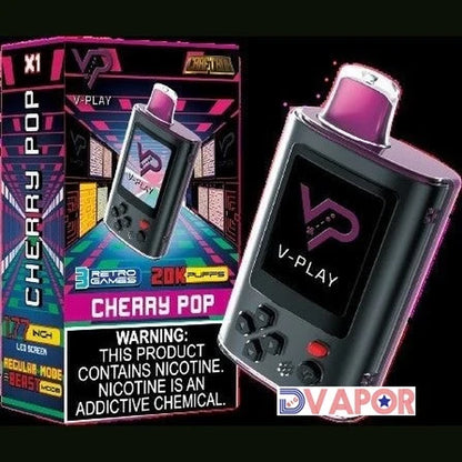 CLEARANCE (NON REFUNDABLE) Craftbox V-Play 20K Disposable Vape with Built in Gaming System 25Ml