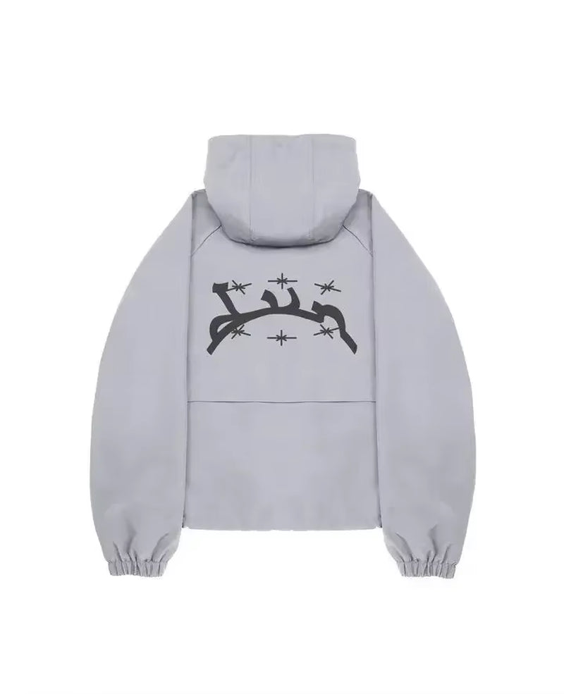 Harajuku Jackets Y2K Zipper Hoodie Mens Divin Vintage Washed Jacket Rock Hip Hop Embroidery Oversized Sweatshirt Jacket Coats