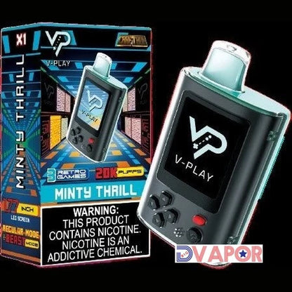 CLEARANCE (NON REFUNDABLE) Craftbox V-Play 20K Disposable Vape with Built in Gaming System 25Ml