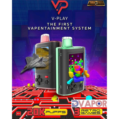 CLEARANCE (NON REFUNDABLE) Craftbox V-Play 20K Disposable Vape with Built in Gaming System 25Ml